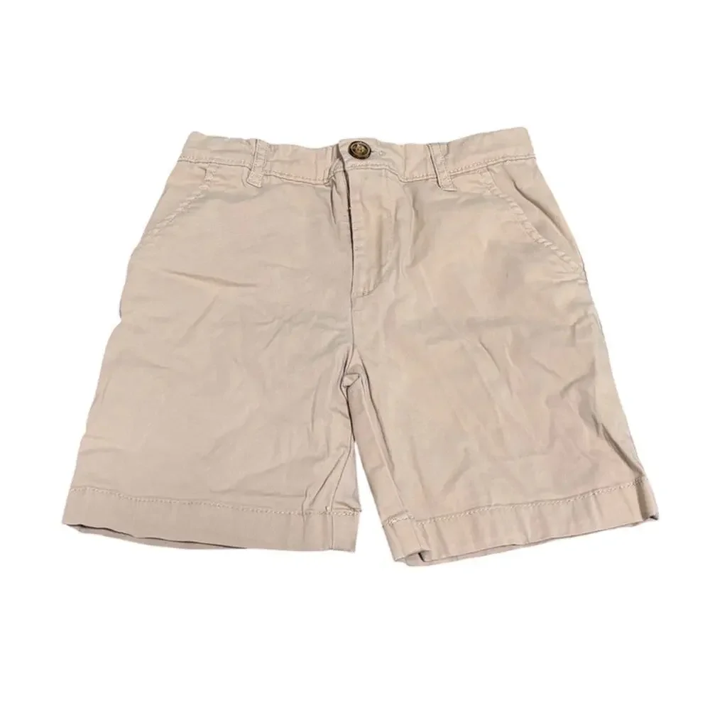 Carter’s Boys Khakis Chino Shorts Tan Beige Size 6 6A
